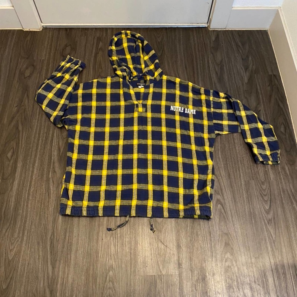 Notre dame relaxed slit neck hoodie